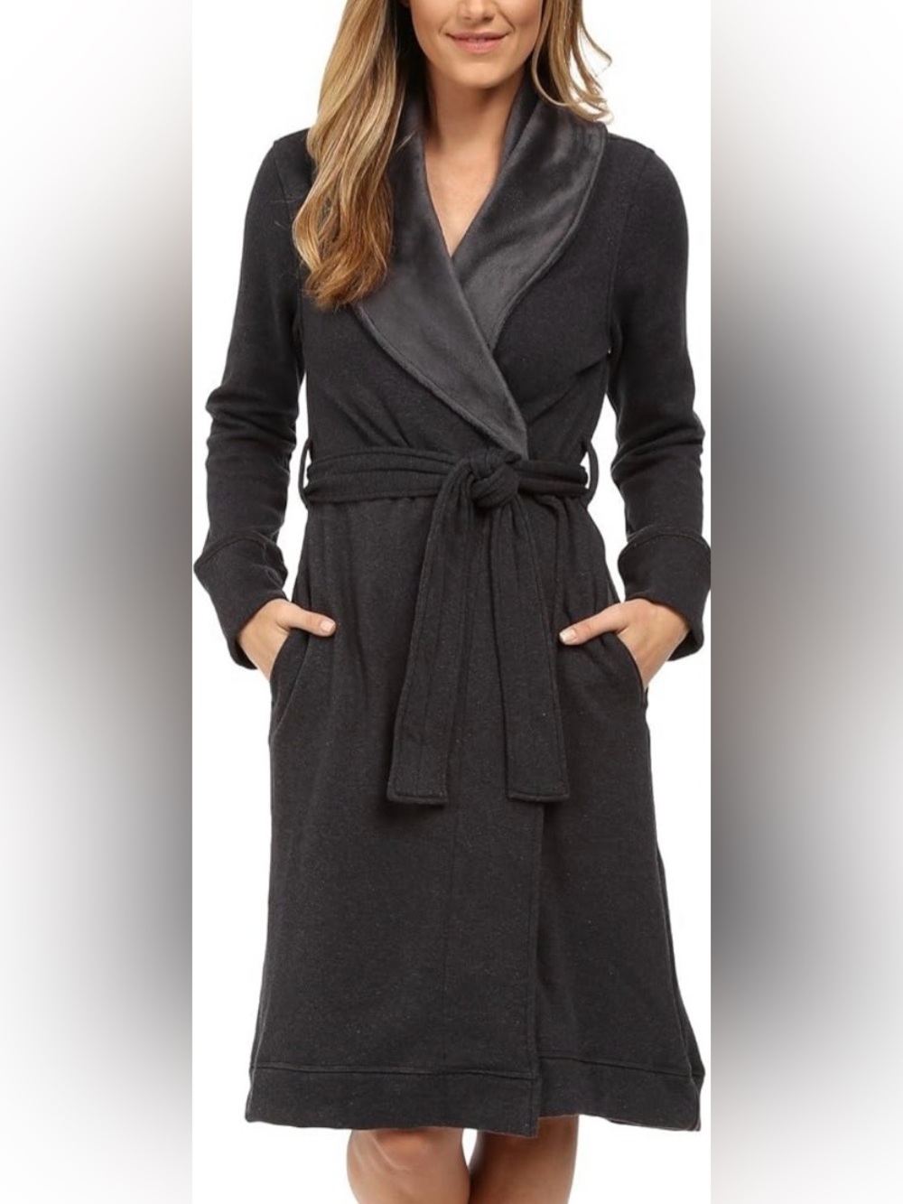 Ugg Duffield Robe Charcoal / Dark Grey XS